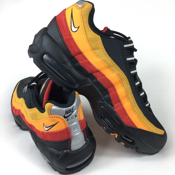Nike Air Max 95 Raygun Shoes Sneakers Black Kumquat Men's Size 9 new no box - Picture 5 of 8